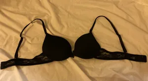 Black Bra With Lace Band thumbnail 1