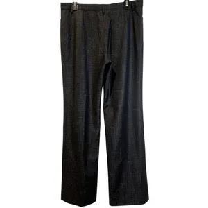 Armani Italian Virgin Wool Wide Leg Gray Slacks‎ / Dress Pants Size 8 thumbnail 3