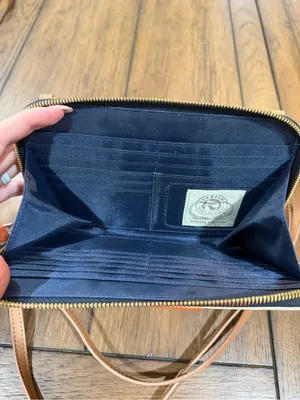 Spartina 449 Cream, Orange & Lime Crossbody Wallet like new thumbnail 7