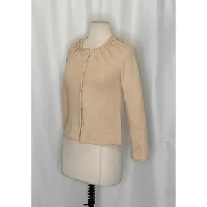 Anthropologie CHARLIE & ROBIN Cashmere Wool Cropped Cardigan Sweater Small thumbnail 4