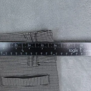 SOHO Apparel Ltd Houndstooth Dress Pants Women 8 Black White Straight Stretch thumbnail 7