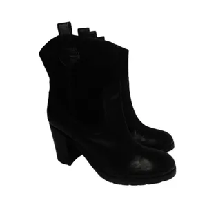 Black leather Western Boot sz 8.5 thumbnail 3