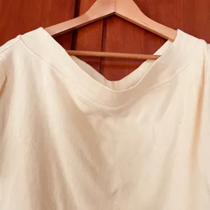Free People Beach Dress Cover Up Short Sleeve Cotton Butter Yellow Size Small thumbnail 2