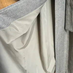 Vintage Eric Ryan Full‎ Length Trench Like Coat With Detachable Fur Collar Large thumbnail 6