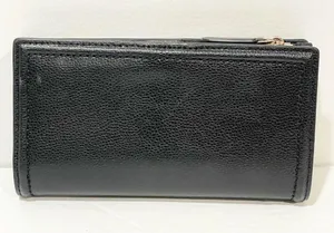 Kate Spade New York Black Pebbled Leather Credit Card ID Window Bifold Wallet thumbnail 3