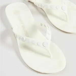 NIB Tory Burch Studded Jelly Thongs thumbnail 1