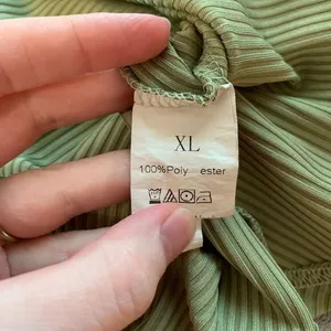 SHEIN Women's Ribbed Ruched Side Mini Dress Spaghetti‎ Straps Cocktail Green XL thumbnail 4