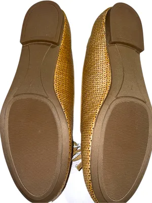 Serra brand super cute beige woven style ballerina flats thumbnail 12