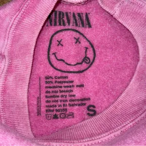 Nirvana Tie-Dye Smiley Face 90’s Logo Crewneck Sweatshirt thumbnail 6