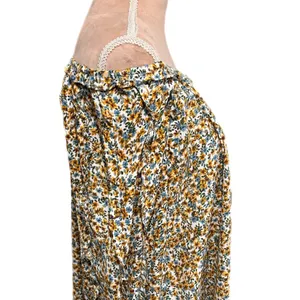Max Studio Boho Floral Blouse Ruched Cuff Shirt Long Sleeve Chiffon Women’s Sz L thumbnail 5