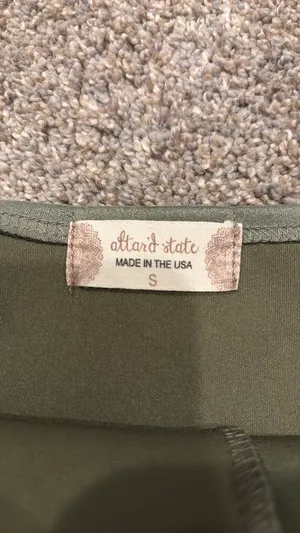 Altard State Corset Style Tank Green thumbnail 3