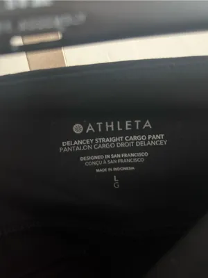 Athleta Delancey Straight Cargo Pants Large $129 Athleisure thumbnail 4