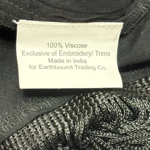 Earthbound Trading Co. Boho-Style Embroidered Fringe Tank Top Large Cropped thumbnail 6