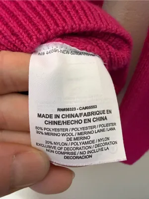 Nike Golf Hot Pink 1/4-Zip Merino Wool Sweater thumbnail 5