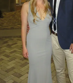 Lulus Grey Formal Prom Dress thumbnail 5