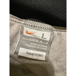 Nike Fit Dry Black Athletic Running Shorts Womens Large L Mesh Lined Swoosh thumbnail 3