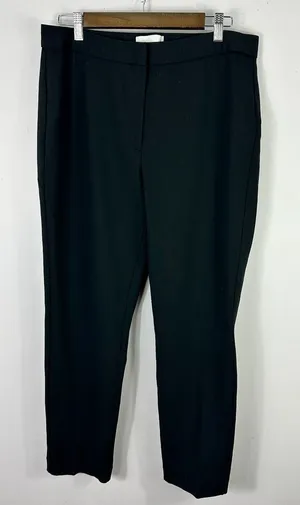 Nordstrom Rack Black Tailored Trousers Large Quiet Luxury Clean Girl‎ Minimal thumbnail 1