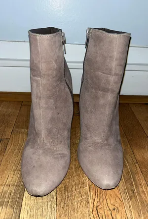 Tall Tan suede Boots Size 7 thumbnail 3