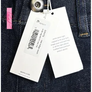 Spanx Shape Every Wear Wide Leg Jeans Raw Indigo High-Rise Waist Shapewear Denim thumbnail 8