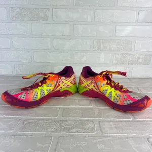 ASICS GEL Noosa Tri 9 Womens 9.5 Running Shoes Neon Multicolor‎ Triathlon T458N thumbnail 8