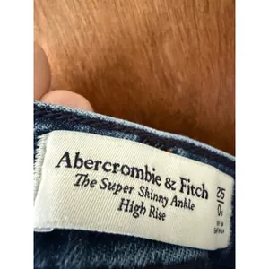 Abercrombie & Fitch Sz 25 Super Skinny Ankle High Rise Jean Casual Norm Street thumbnail 6