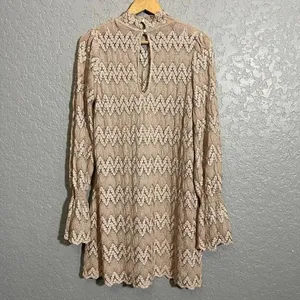 Free People Simone Long Sleeve Lace Dress No Slip thumbnail 4