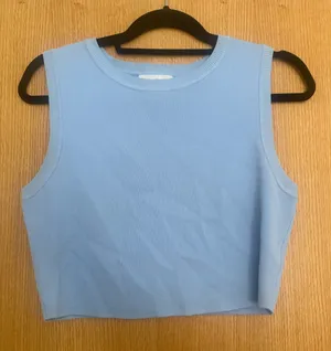 Boutique Blue Crop Top thumbnail 1
