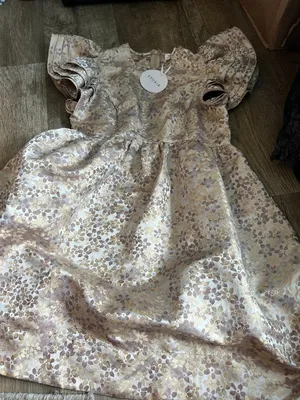 NWT Storia small metallic floral dress thumbnail 1