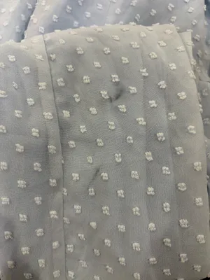 NWOT Lulus Size Small Bimini Periwinkle Blue Swiss Dot Tie-Strap Midi Dress thumbnail 10