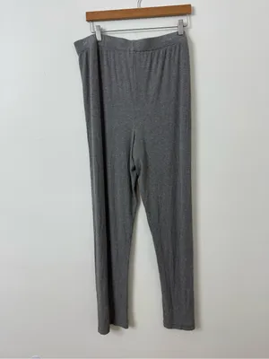 {XL} Skims Soft Modal Spandex Gray Ribbed Lounge Pants thumbnail 5