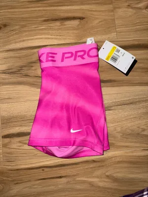 Nike Women's Pro 3" Pink Spandex thumbnail 2
