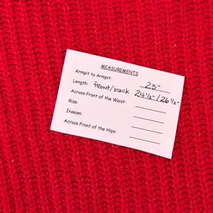 Anthropologie MAEVE Solid Red Shaker Knit Sweater Mockneck Pullover Fleck Medium thumbnail 13