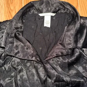 Victoria's Secret Black satin polka dot pajamas thumbnail 12