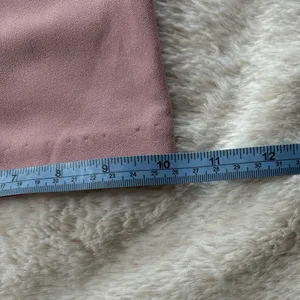 Mosaic & Co Dusty Pink Wide Leg Palazzo Pants Ruffle Pocket Flowy Trousers Size M thumbnail 7