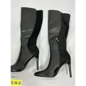 Womans Otk Boots Size 7.5 Black Pointed Toe 1/4 Zip Stiletto NWOT thumbnail 4