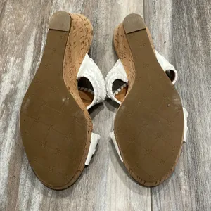 Jack Roger White Wedge Sandals thumbnail 8
