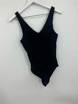 Abercrombie And Fitch Black Soft Bodysuit Size Small thumbnail 8