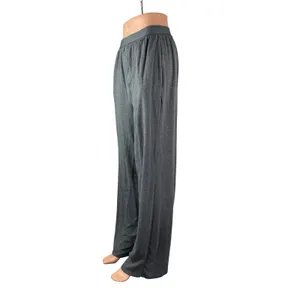 Quince Women's Gray High Rise Pull On Wide Leg Lounge Athletic Trousers Pants M thumbnail 2