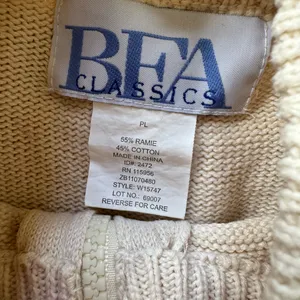 Vintage BFA Zip Up Knit Sweater thumbnail 2