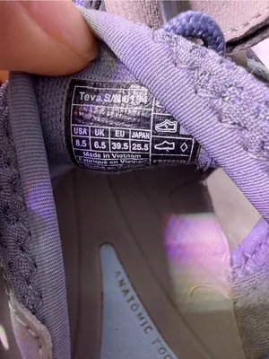 Teva Lavender and Light Blue Comfort Sandal thumbnail 10