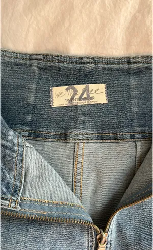 Free People Denim Mini Skirt thumbnail 3