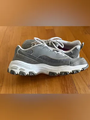 Skechers D'Lites Air-Cooled Memory Foam SN11936 Grey Size 9 Women's Sneakers thumbnail 4