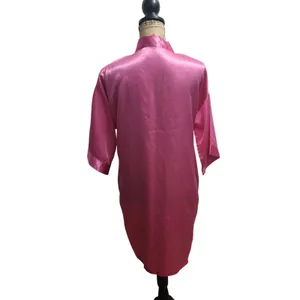 Kimono Robe Short Pink‎ Lightweight Sleepwear Loungewear Small thumbnail 3