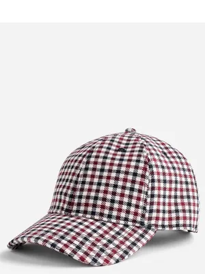 NWT Madewell Houndstooth Baseball Cap Adjustable CLASP BROKEN thumbnail 2