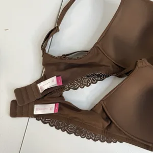 No Boundaries Sz XL Bra Lot Of 2 Light Lift Wire Free Brown Latte T-Shirt Padded thumbnail 10