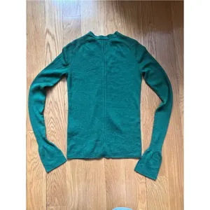 Madewell Merino Wool-Silk Blend Cardigan Sweater Mallard Green Size XS thumbnail 6