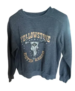 Yellowstone Duffton Ranch Crewneck Sweater - Charcoal thumbnail 1