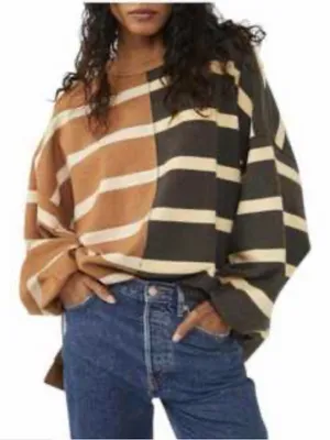 Urban daizy size small/medium  Colorblock Oversized Women’s Sweater thumbnail 1