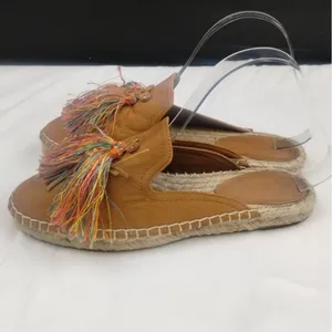 Nine West Women's Tan Shoes/Mules W/ Tassel Sz6.5M SKU3882 thumbnail 3