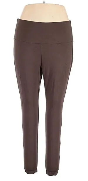 Bae City nwt size 3x Chocolate Brown Ponte Leggings thumbnail 1